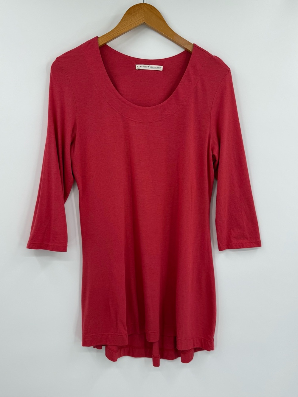 Peruvian Connection Azalea Tunic Top | Red | Medium - Picture 4 of 8